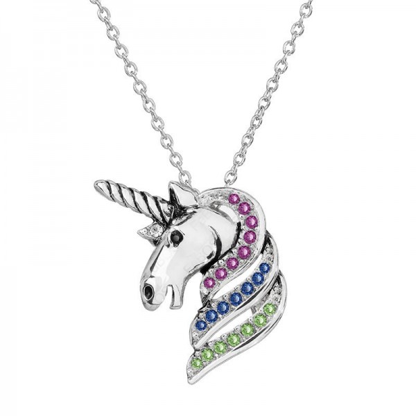 Collier Licorne Fuchsia SWAROVSKI