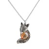 Collier Renard Opale Rouge