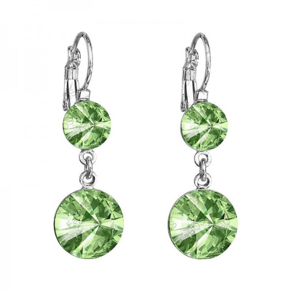 Boucles d'oreilles Chatons 8-12 Peridot SWAROVSKI