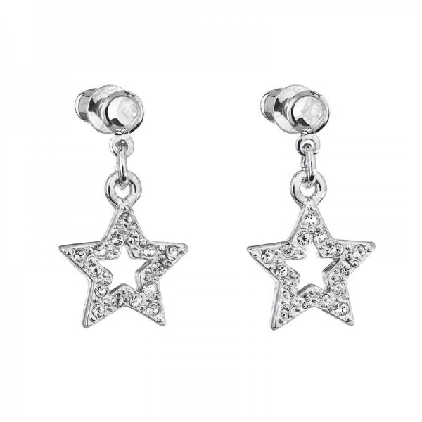 Boucles d'oreilles etoiles avec chatons en cristal SWAROVSKI
