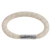 Bracelet tube Cristal abricot 19 cm