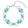 Bracelet Rivoli Turquoise Cristaux Swarovski