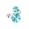 Bague Rivoli 1 Turquoise Cristal SWAROVSKI