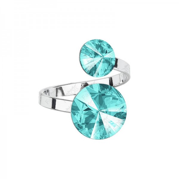 Bague Rivoli 1 Turquoise Cristal SWAROVSKI