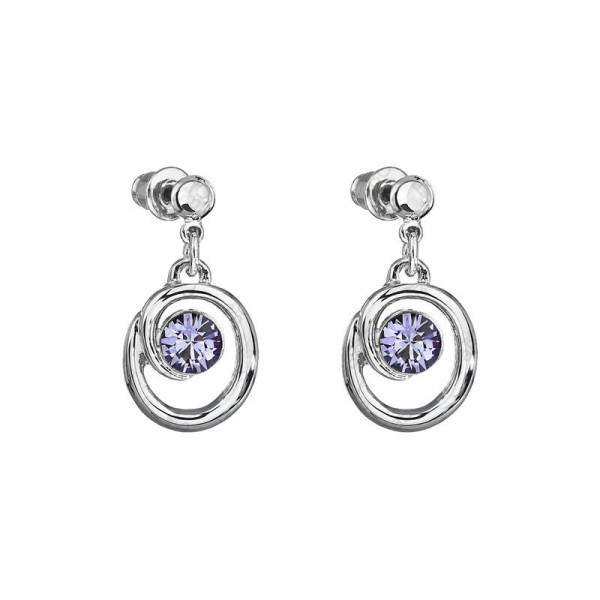 boucles d'oreilles Sole Spirale Tanzanite SWAROVSKI