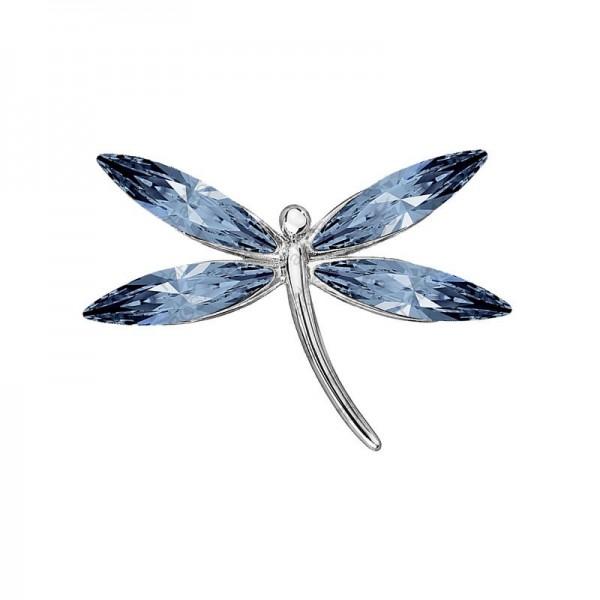 Broche Libellule Bleu SWAROVSKI