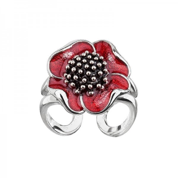 Bague coquelicots