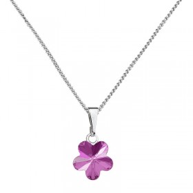 Collier Fleur Fuchsia