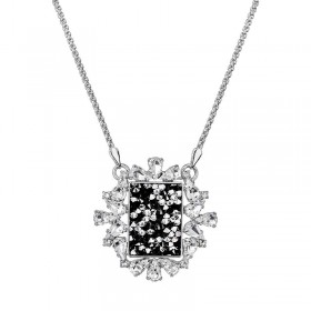 Collier Rocks Chaine Jet, Cristal SWAROVSKI