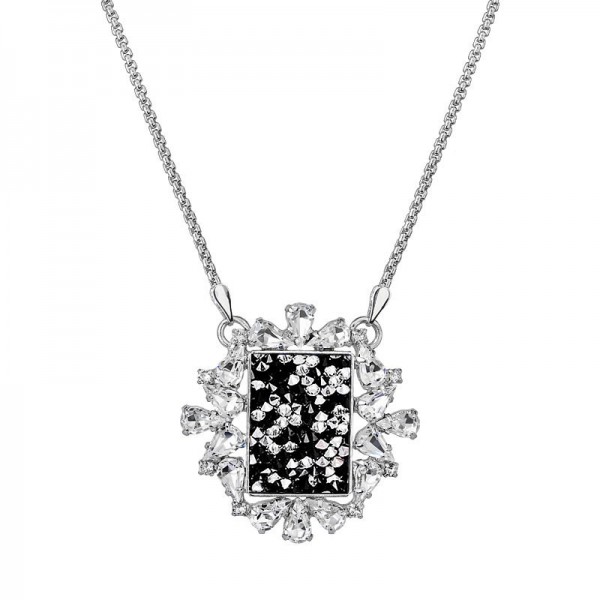 Collier Rocks Chaine Jet, Cristal SWAROVSKI
