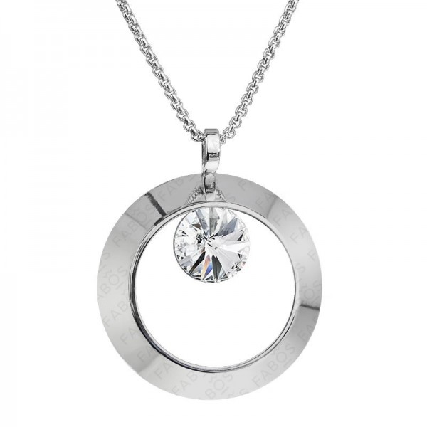 Collier Bague avec Rivoli Cristal SWAROVSKI