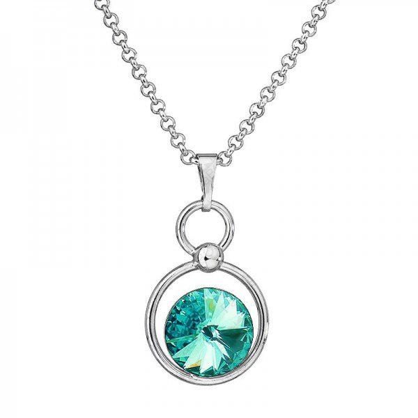 Collier Rivoli dans un Cercle Turquoise Clair SWAROVSKI