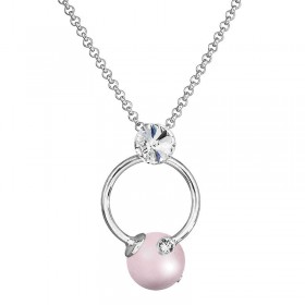 Collier Perle dans un cercle Rose Pastel SWAROVSKI