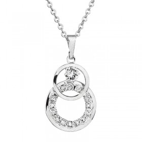 Collier Deux anneaux en cristal SWAROVSKI