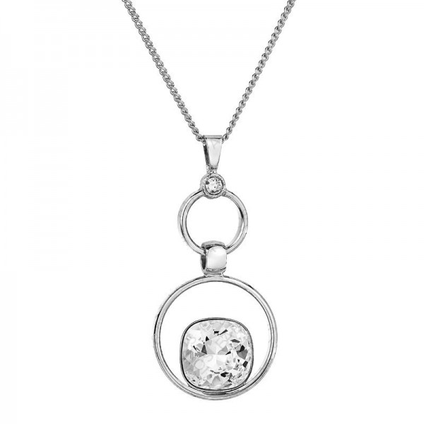 Collier Style Anneaux Rh Crystal SWAROVSKI