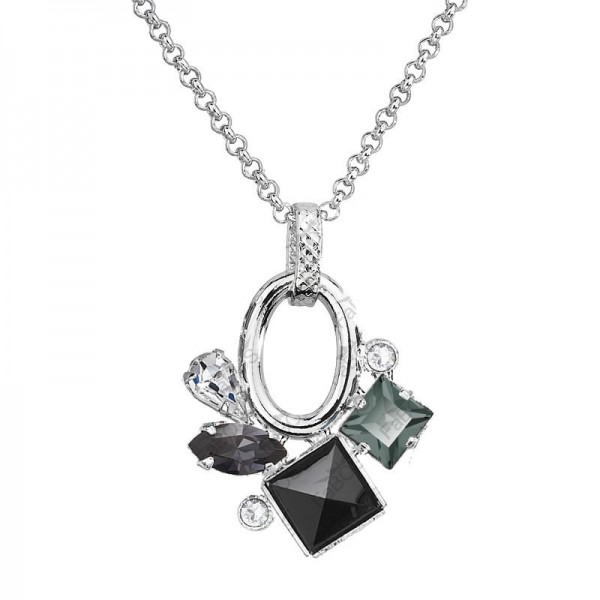 Collier Carres sous l'Oeil Diamant Noir SWAROVSKI