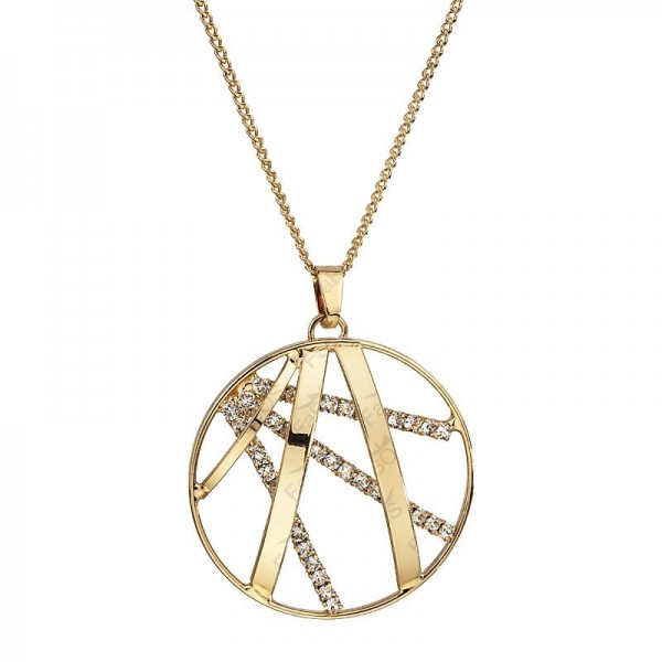 Collier Ornement large Plaque Or SWAROVSKI