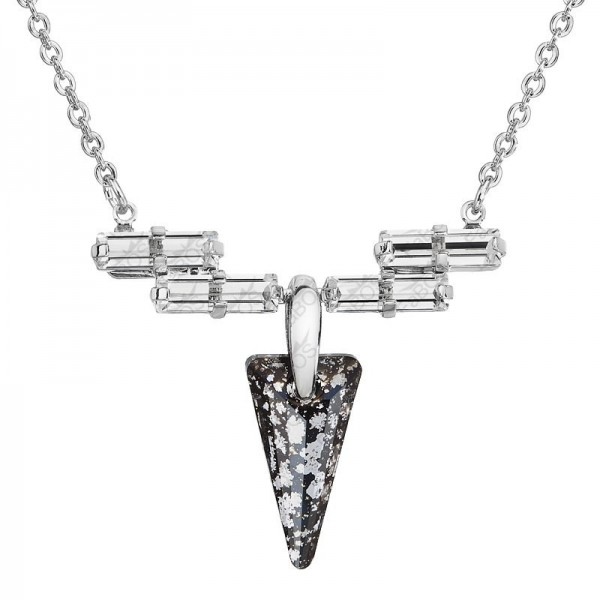 Collier Pierre Pointe Patine Noire SWAROVSKI