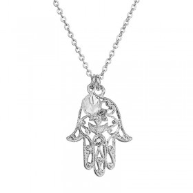Collier Perle Fatima en cristal
