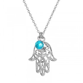Collier perle Fatima aqua