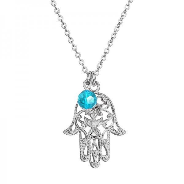 Collier perle Fatima aqua