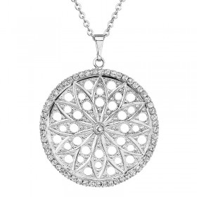 Collier Rosace en Cristal SWAROVSKI