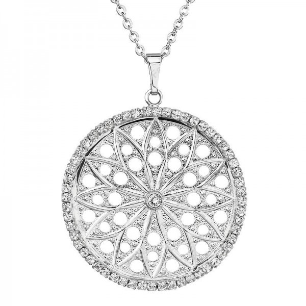 Collier Rosace en Cristal SWAROVSKI