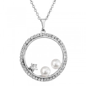 Collier Cercle avec perles Cristal SWAROVSKI
