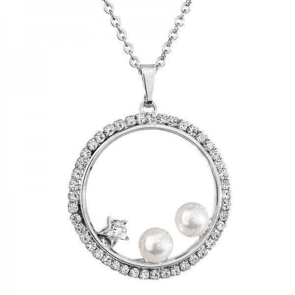 Collier Cercle avec perles Cristal SWAROVSKI