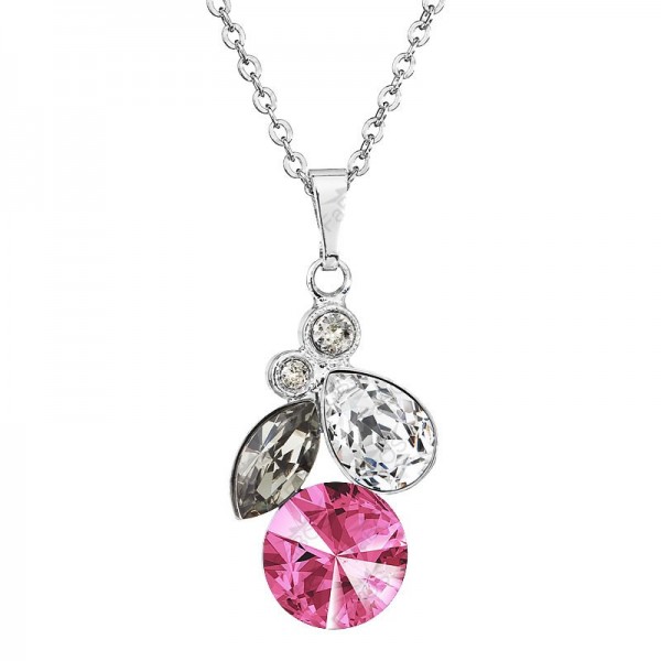 Collier poire avec Rivoli Rose SWAROVSKI