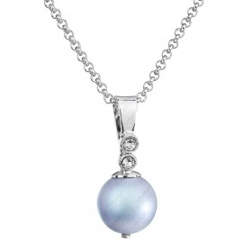 Collier Perles 12mm Bleu Clair SWAROVSKI