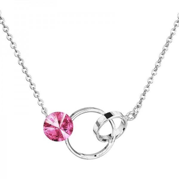 Collier Rivoli avec Anneaux Rose SWAROVSKI