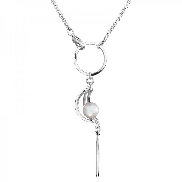 Collier Perle Grise SWAROVSKI dans une cage