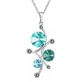 Collier Rivoli  Arches SWAROVSKI Turquoise Clair