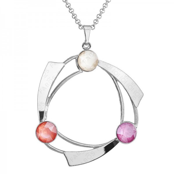 Collier Douceur N2  Pivoine Rose SWAROVSKI