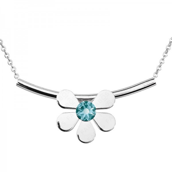 Collier Summer Flower Bleu SWAROVSKI