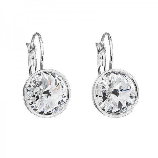 Boucles d'oreilles a crochet 13 Cristal sur monture SWAROVSKI