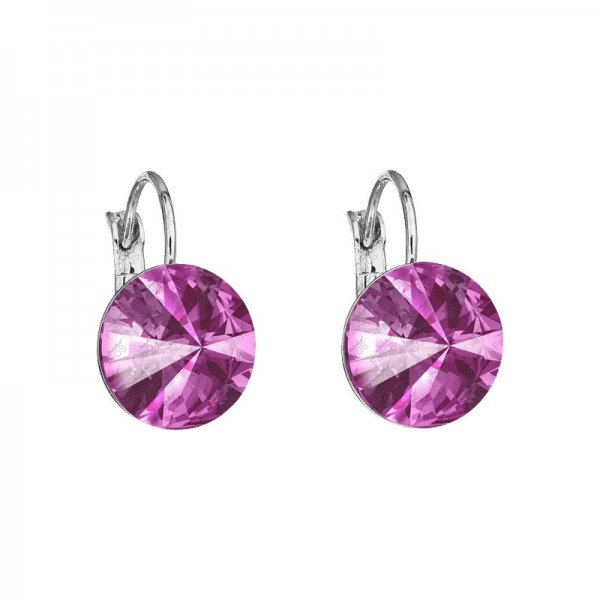 Boucles d'oreilles Rivoli rabat 12 Fuchsia SWAROVSKI