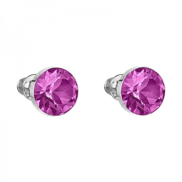 Boucles d'oreilles Chaton 9 Fuchsia SWAROVSKI