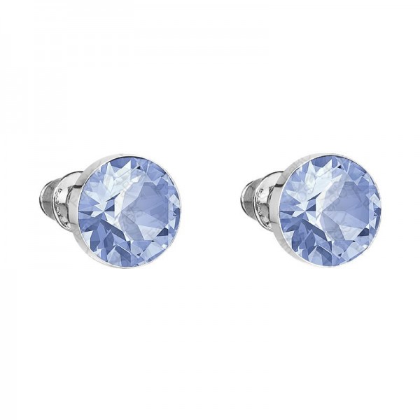 Boucles d'oreilles Chaton 9 Saphir clair SWAROVSKI