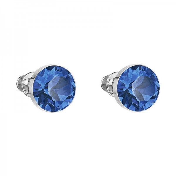 Boucles d'oreilles Chaton 9 Capri Bleu SWAROVSKI