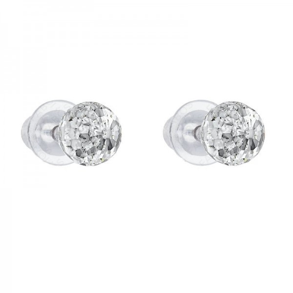 Boucles d'oreilles boule en Cristal SWAROVSKI