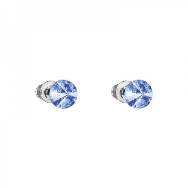 Boucles d'oreilles Chaton 6 Saphir clair SWAROVSKI