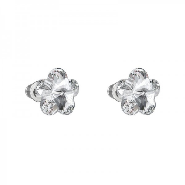 Boucles d'oreilles Fleur en Pierre cristal Swarovski