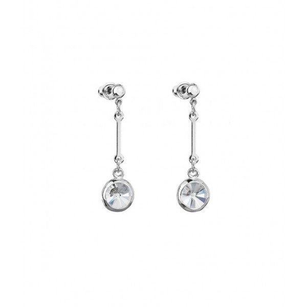 Boucles d'oreilles en cristal Rivoli sur une barre Swarovski Elements