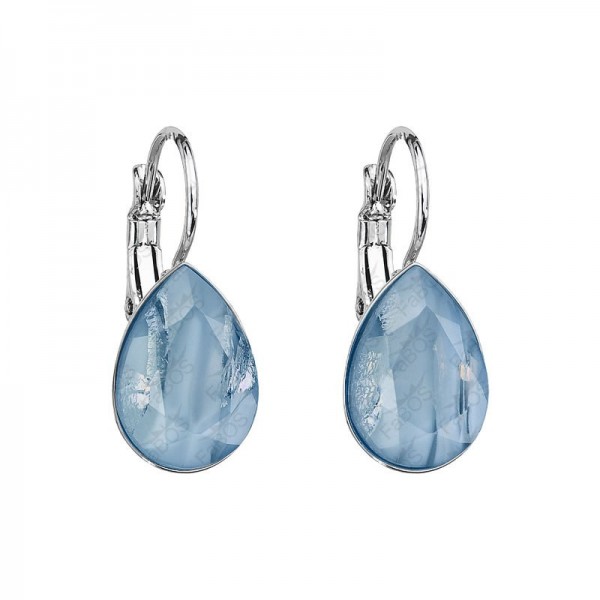 Boucles d'oreilles poire 1 Aqua