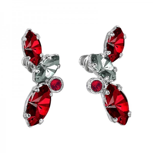 Boucles d'oreilles Lapin Siam rouge SWAROVSKI