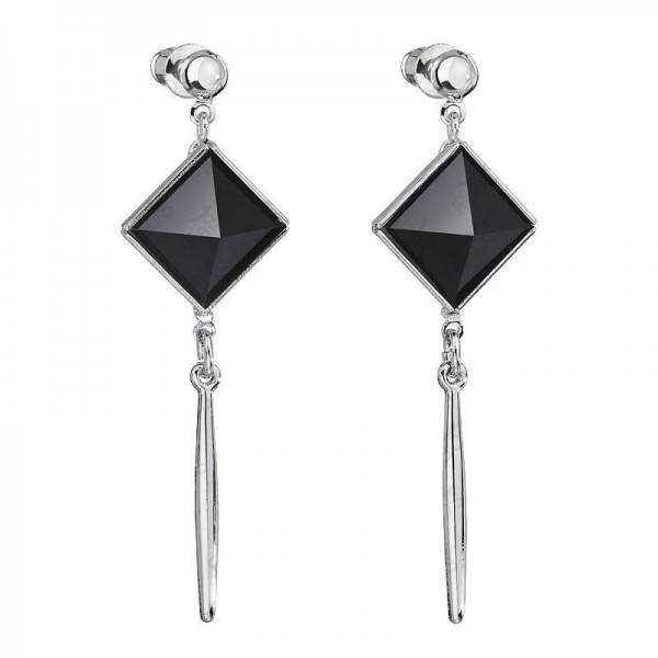 Boucles d'oreilles Pyramide Jet
