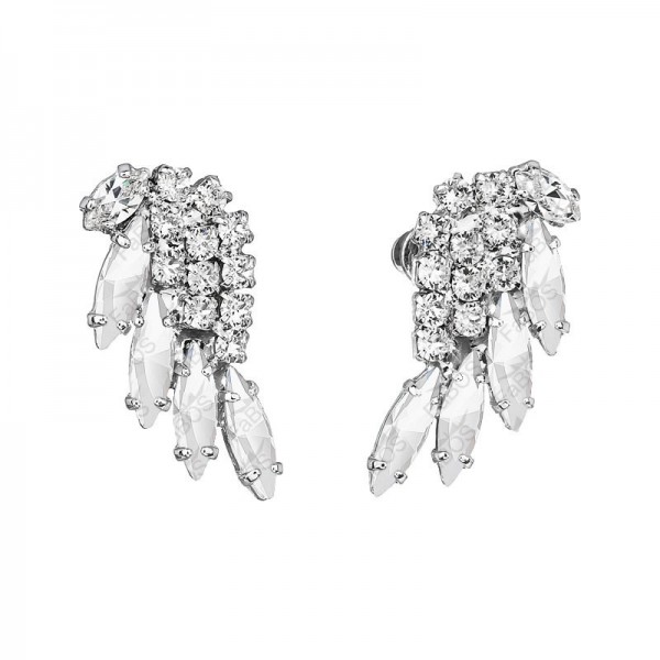 Boucles d'oreilles petites ailes en cristal SWAROVSKI