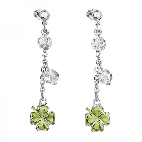 Boucles d'oreilles pompons Bonheur